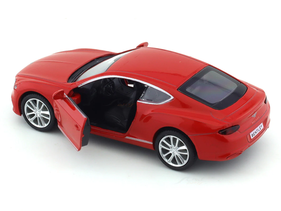 Bentley Continental GT V8 red 1:36 Super Fast pull back car scale model - Image 8