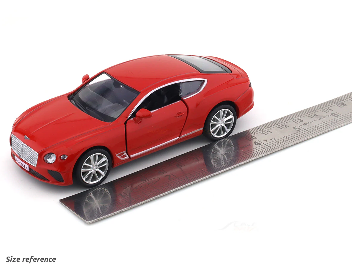 Bentley Continental GT V8 red 1:36 Super Fast pull back car scale model - Image 9