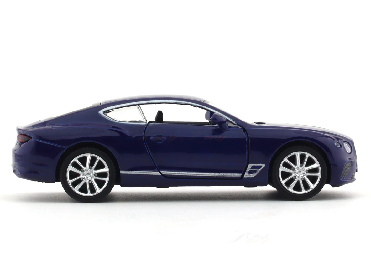 Bentley Continental GT V8 blue 1:32 RMZ City pull back car scale model - Image 5