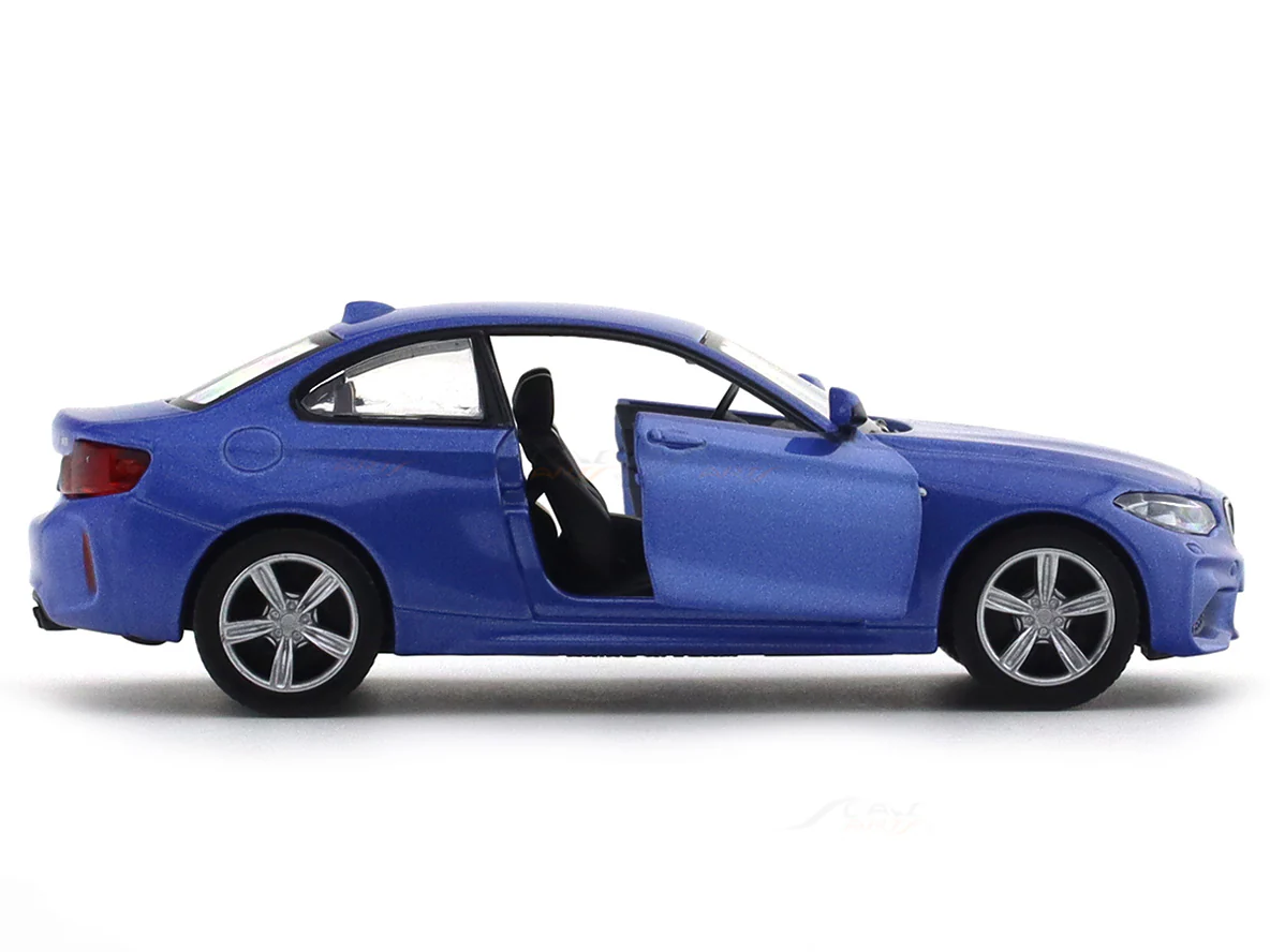 BMW M2 Coupe Blue 1:33-42 RMZ City licensed pull back car scale model - Image 8