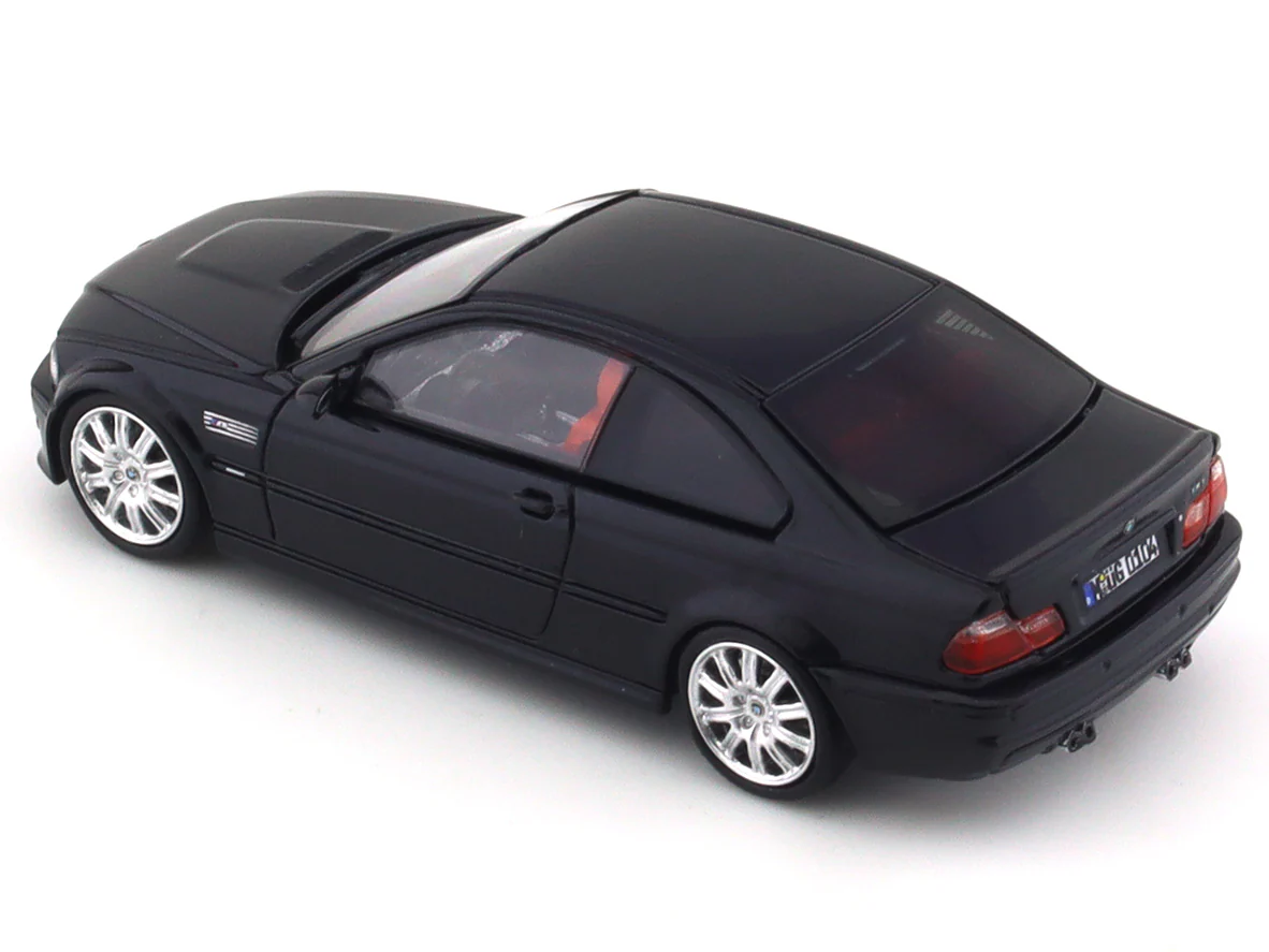 BMW M3 CSL E46 black 1:64 Stance Hunters diecast scale model car - Image 8