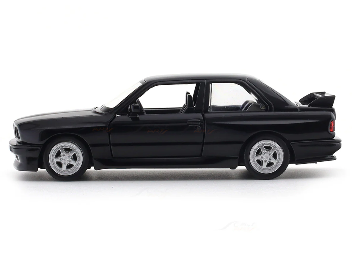 BMW M3 E30 Black 1:33-42 RMZ City licensed pull back car scale model - Image 2