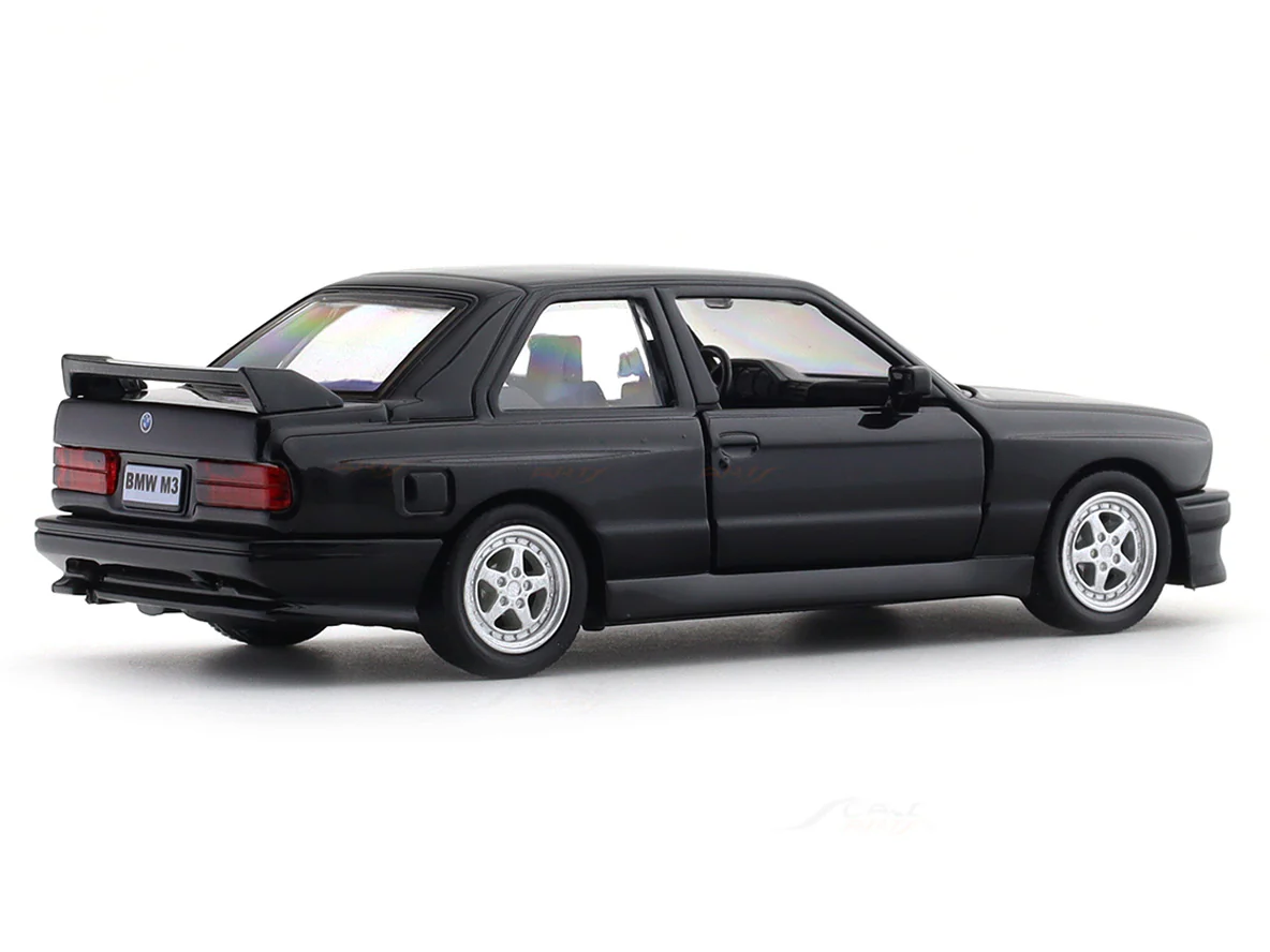 BMW M3 E30 Black 1:33-42 RMZ City licensed pull back car scale model - Image 4