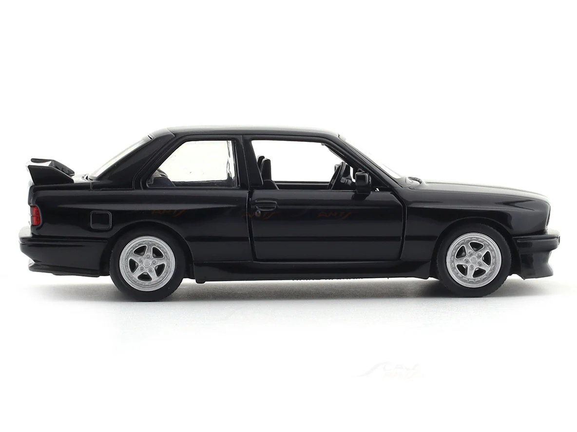 BMW M3 E30 Black 1:33-42 RMZ City licensed pull back car scale model - Image 5