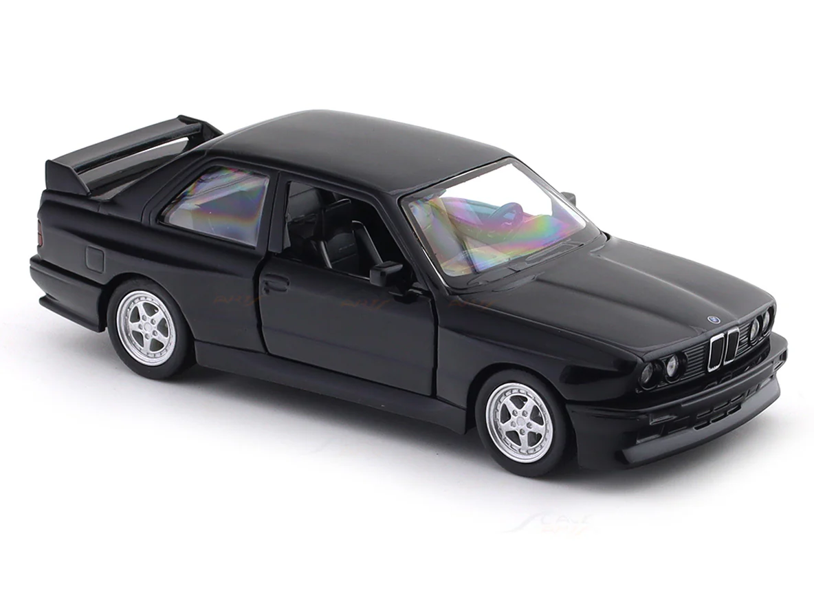 BMW M3 E30 Black 1:33-42 RMZ City licensed pull back car scale model - Image 7