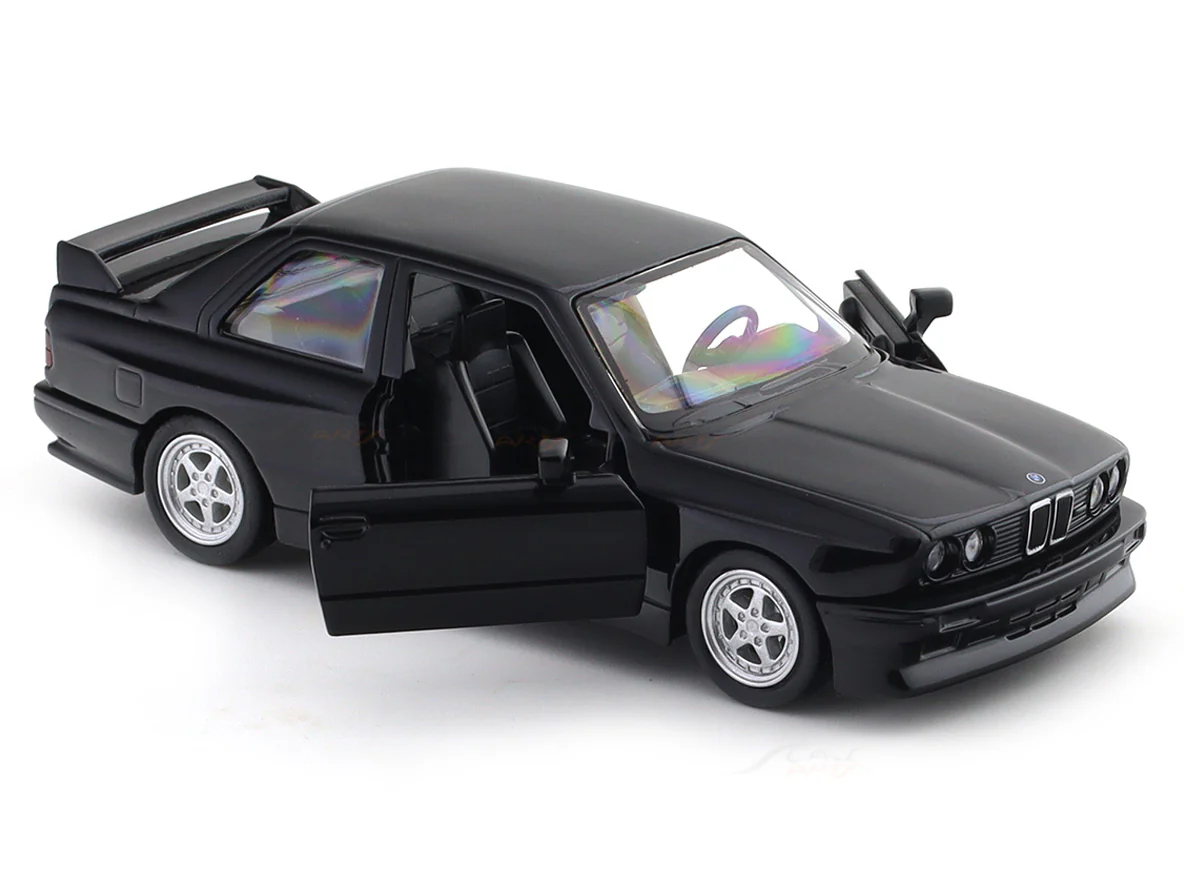 BMW M3 E30 Black 1:33-42 RMZ City licensed pull back car scale model - Image 9
