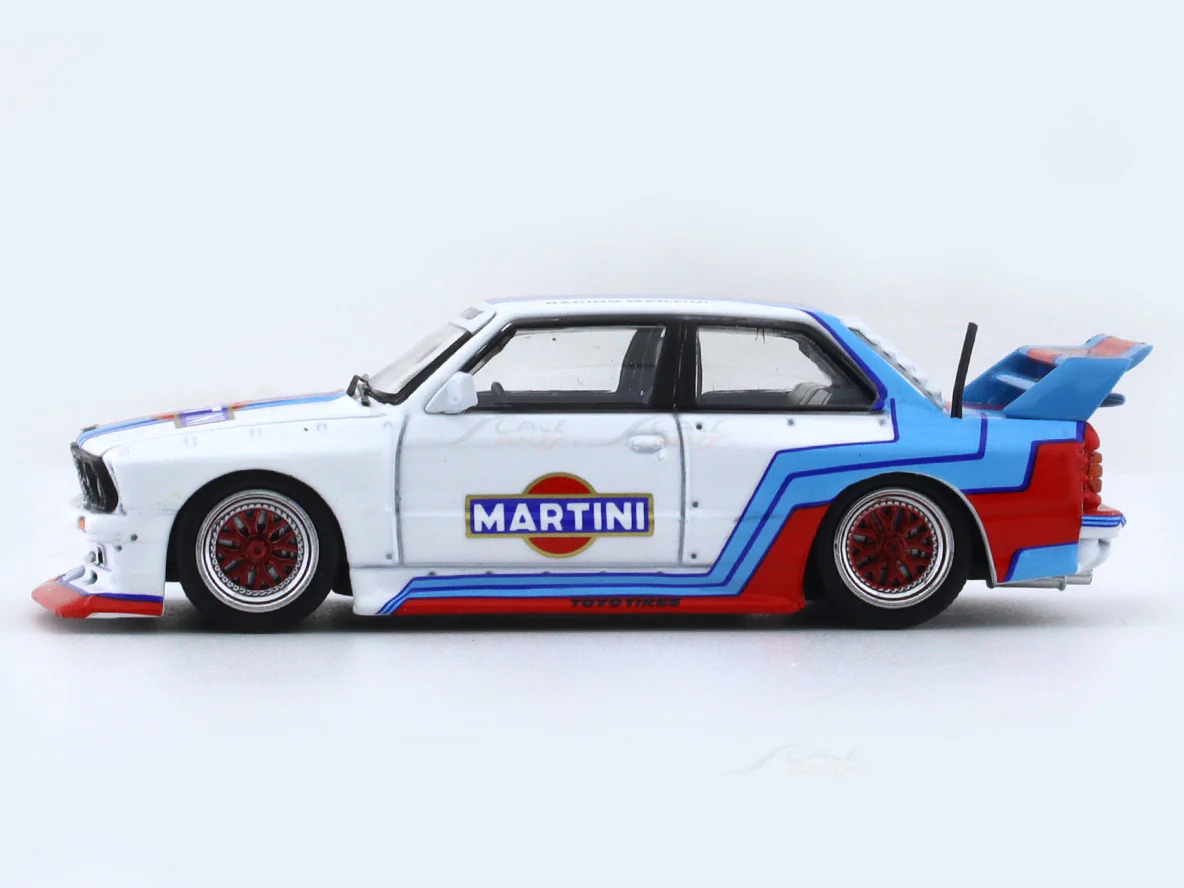BMW M3 E30 Martini 1:64 Street Weapon diecast scale model car miniature - Image 2