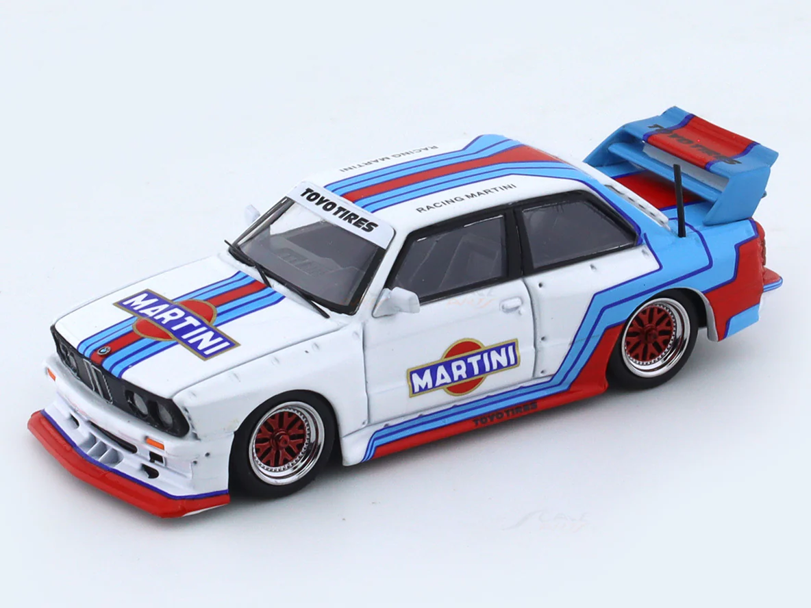 BMW M3 E30 Martini 1:64 Street Weapon diecast scale model car miniature - Image 7