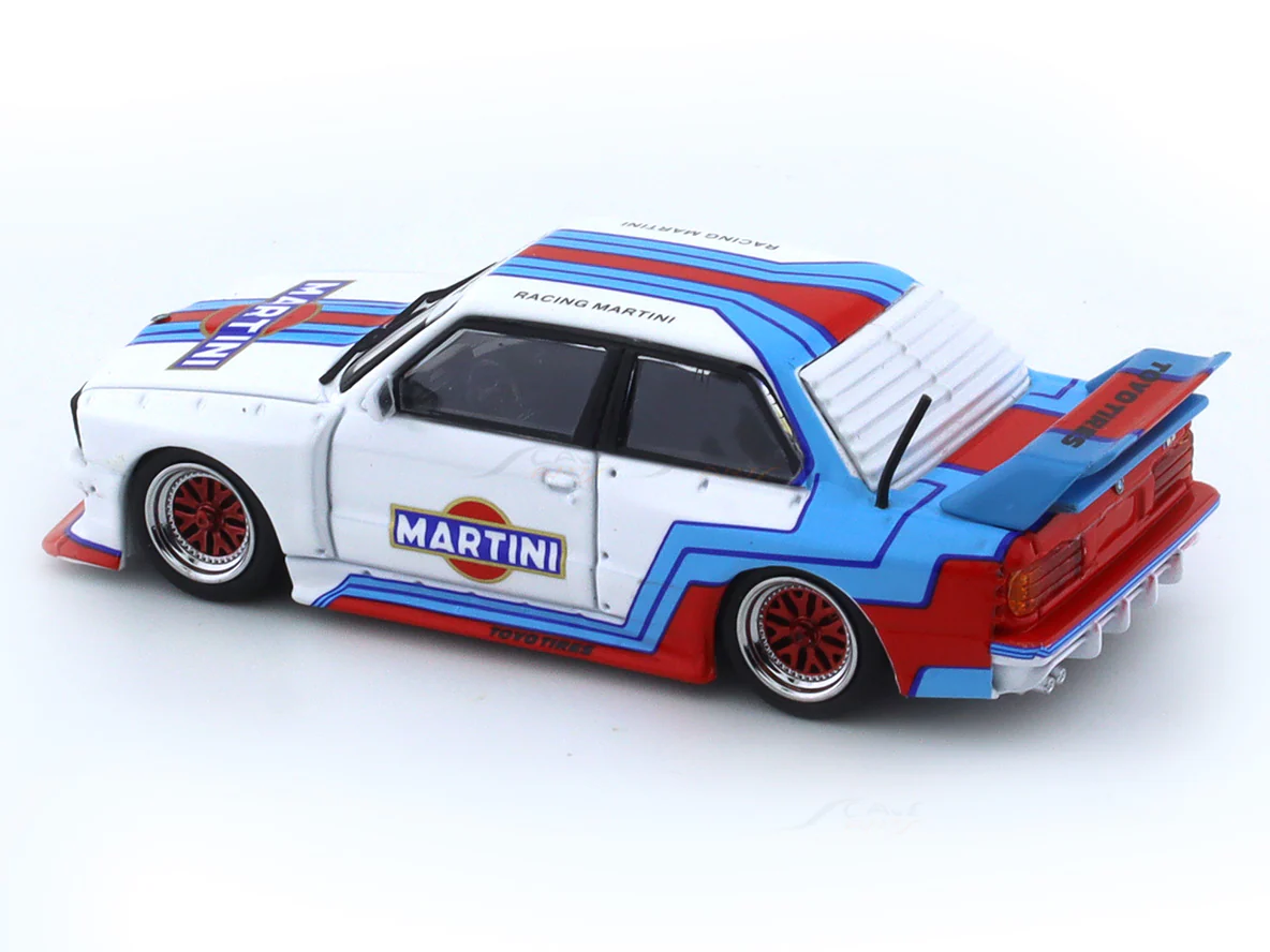 BMW M3 E30 Martini 1:64 Street Weapon diecast scale model car miniature - Image 8