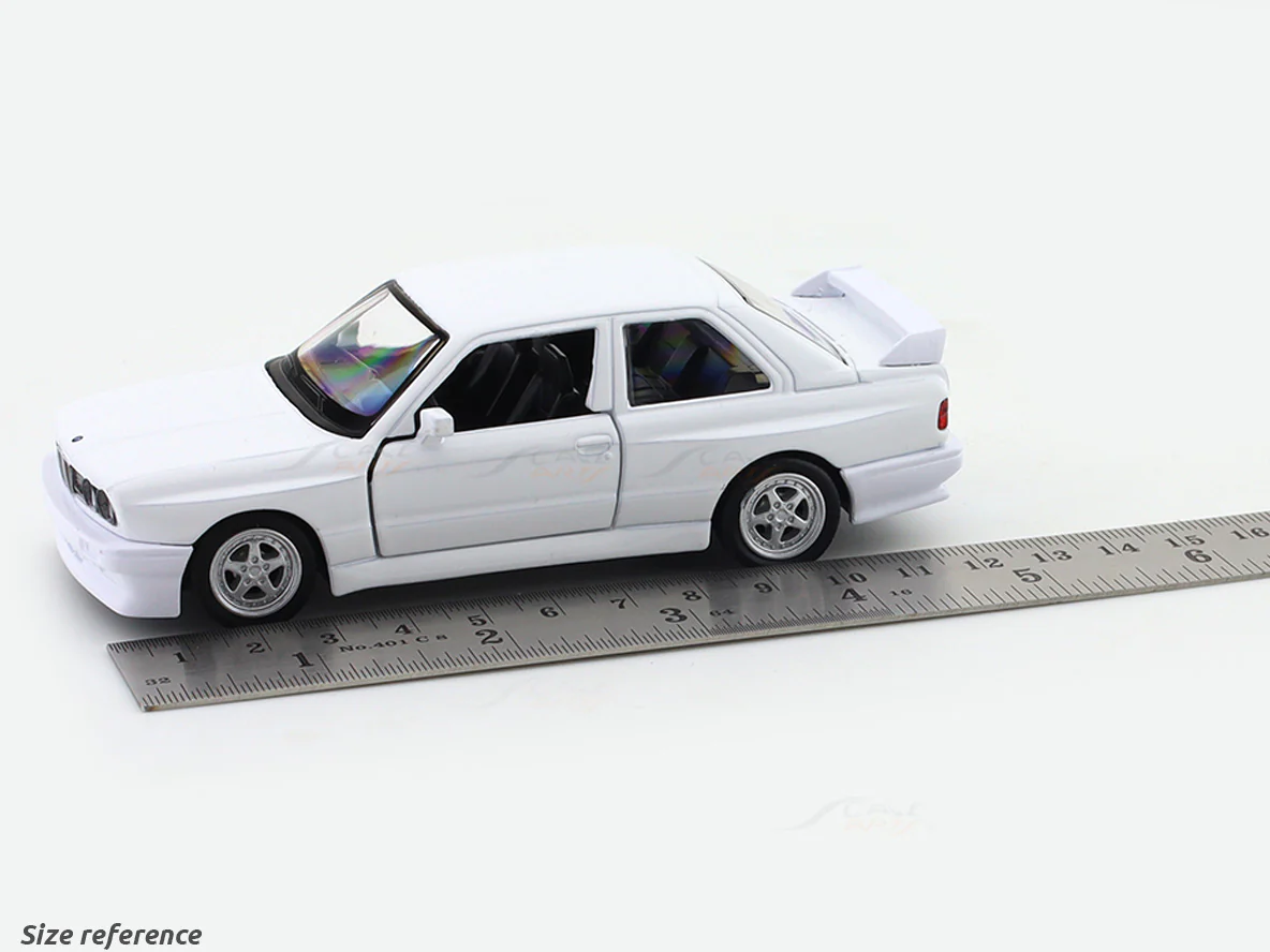 BMW M3 E30 White 1:33-42 RMZ City licensed pull back car scale model - Image 10