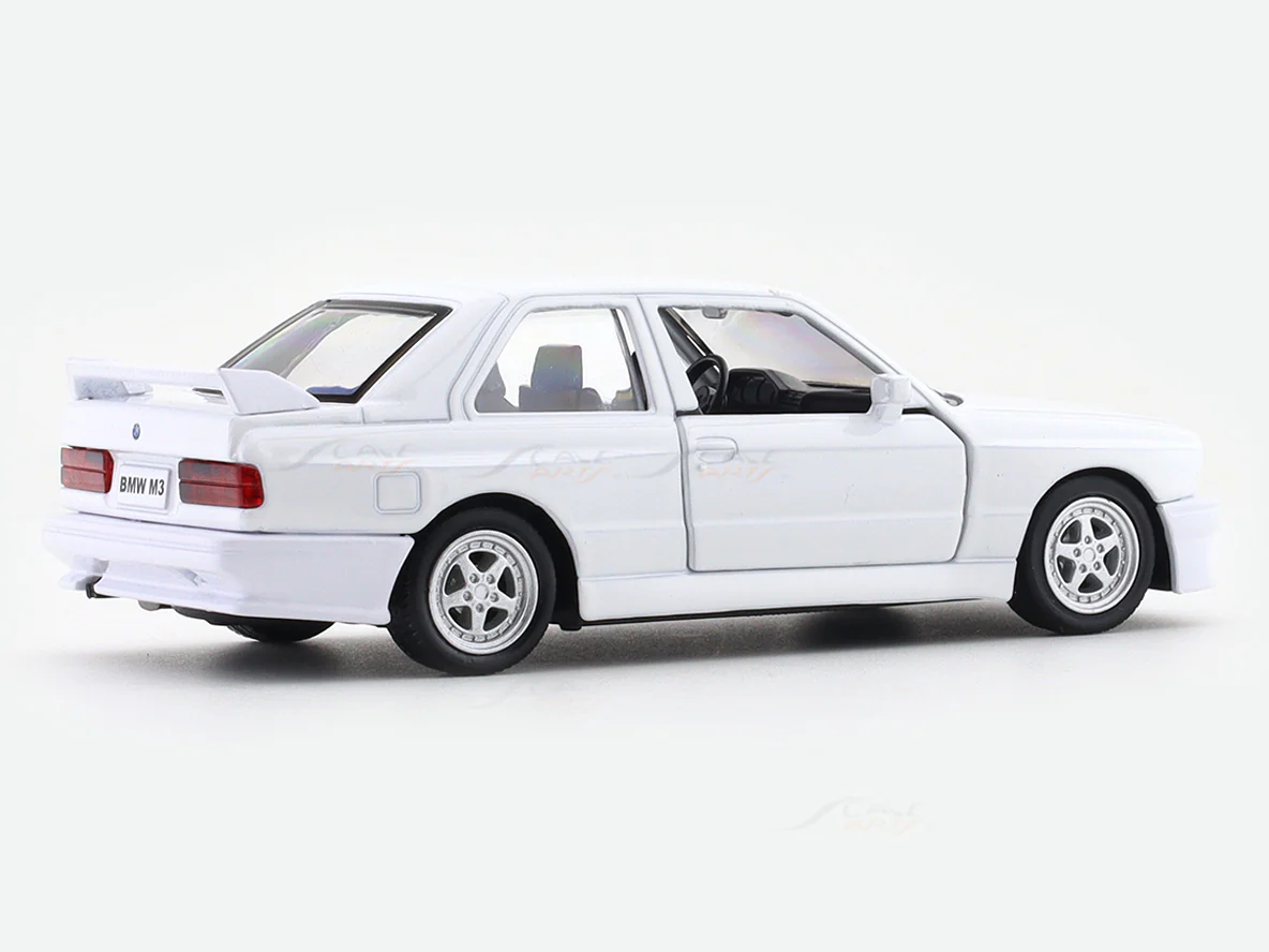 BMW M3 E30 White 1:33-42 RMZ City licensed pull back car scale model - Image 5