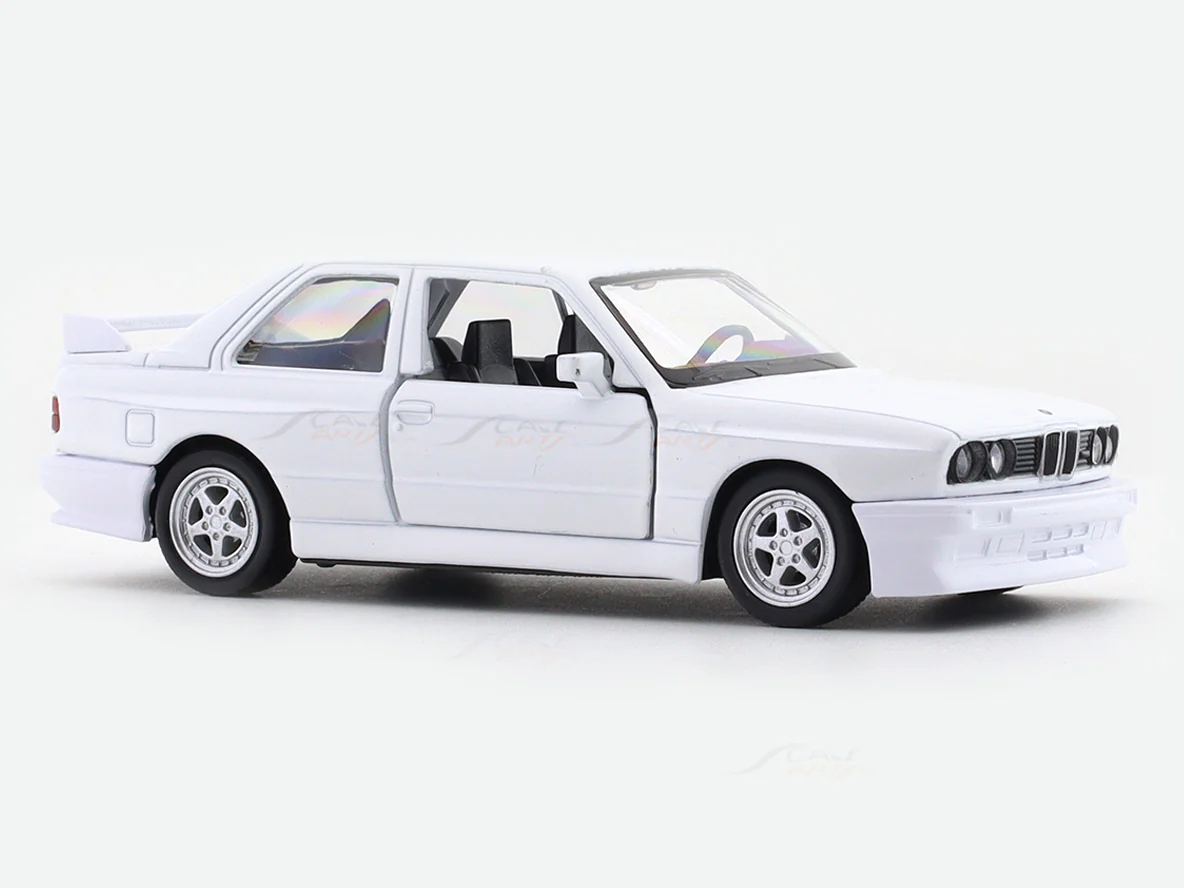 BMW M3 E30 White 1:33-42 RMZ City licensed pull back car scale model - Image 6