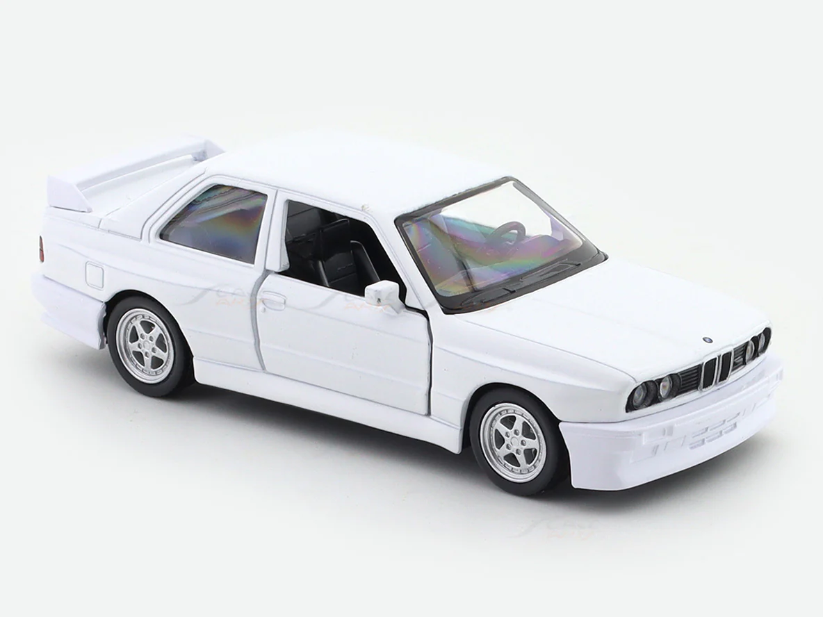BMW M3 E30 White 1:33-42 RMZ City licensed pull back car scale model - Image 7
