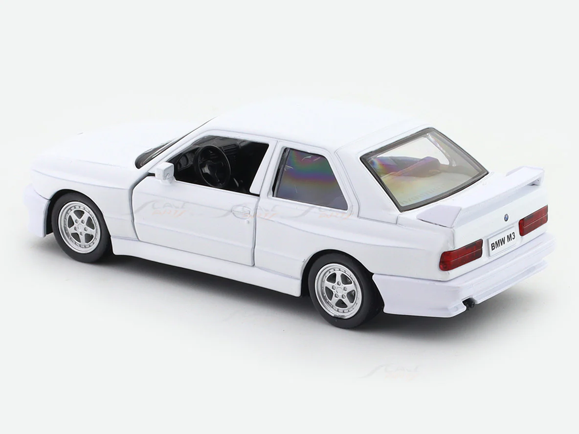 BMW M3 E30 White 1:33-42 RMZ City licensed pull back car scale model - Image 8