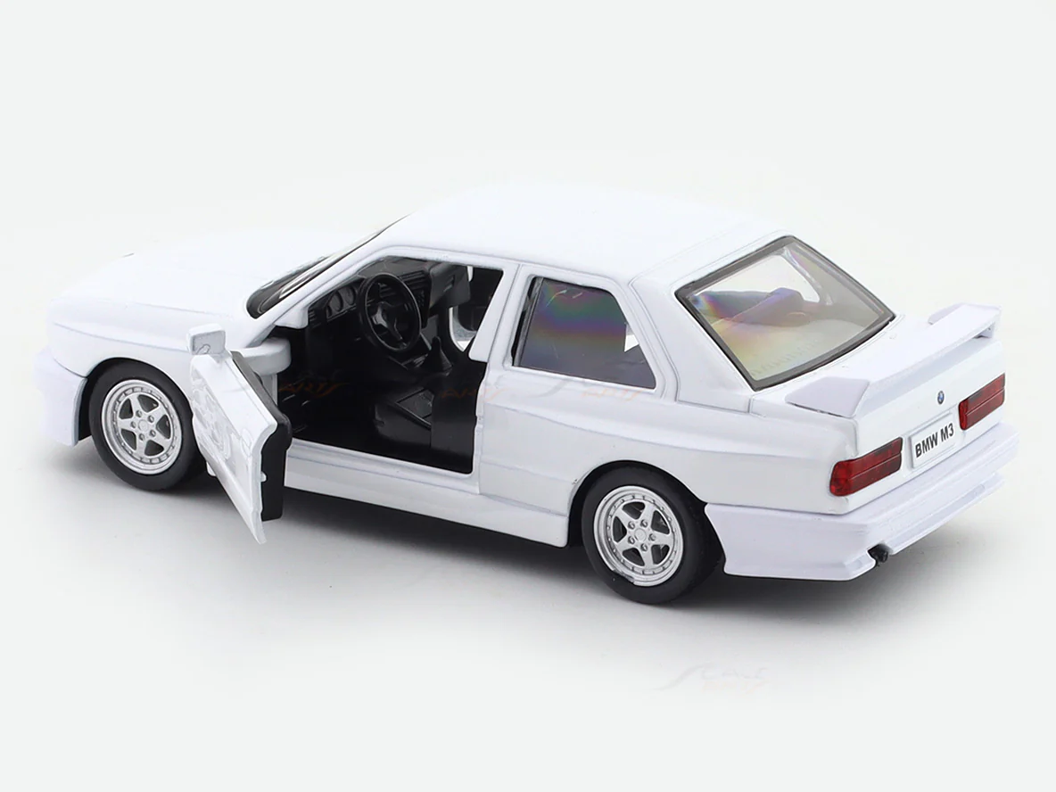 BMW M3 E30 White 1:33-42 RMZ City licensed pull back car scale model - Image 9