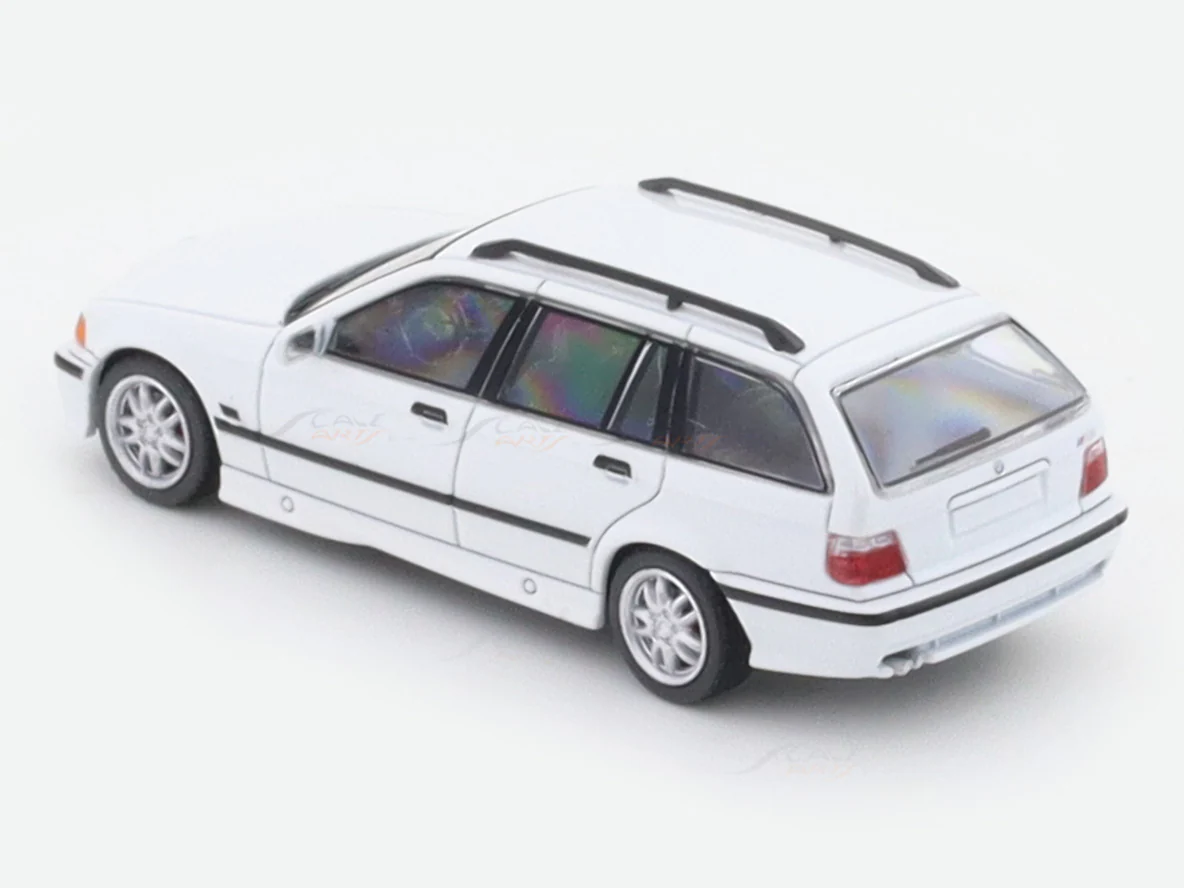 BMW M3 E36 Stock White 1:64 Mortal diecast scale model miniature car collectible - Image 8