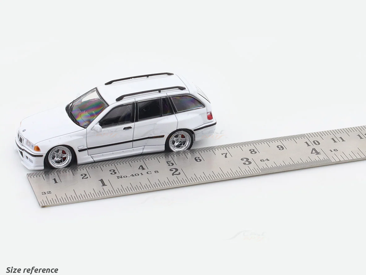 Broken Acrylic : BMW M3 E36 white 1:64 Mortal diecast scale model miniature car collectible - Image 10