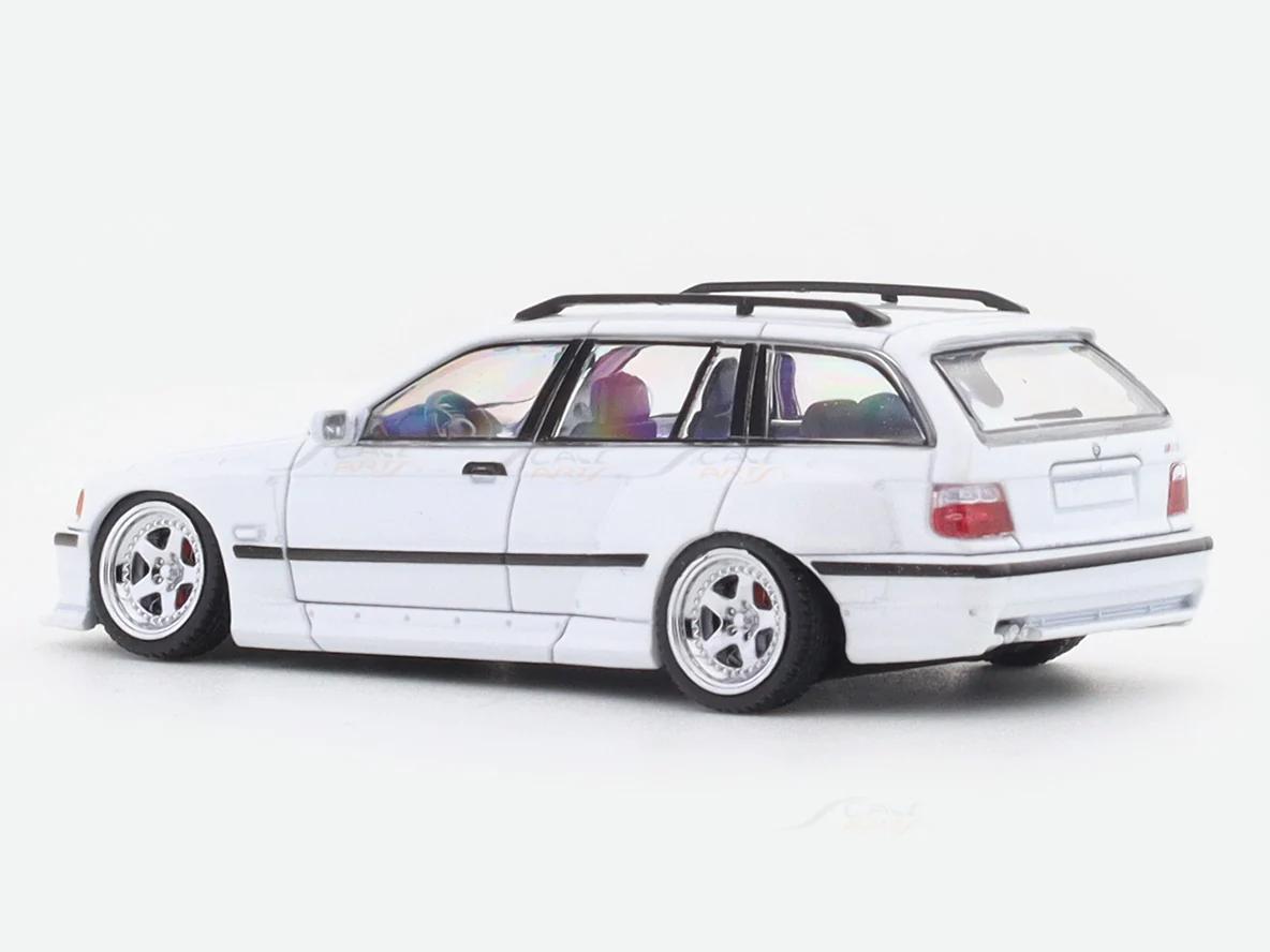 Broken Acrylic : BMW M3 E36 white 1:64 Mortal diecast scale model miniature car collectible - Image 3