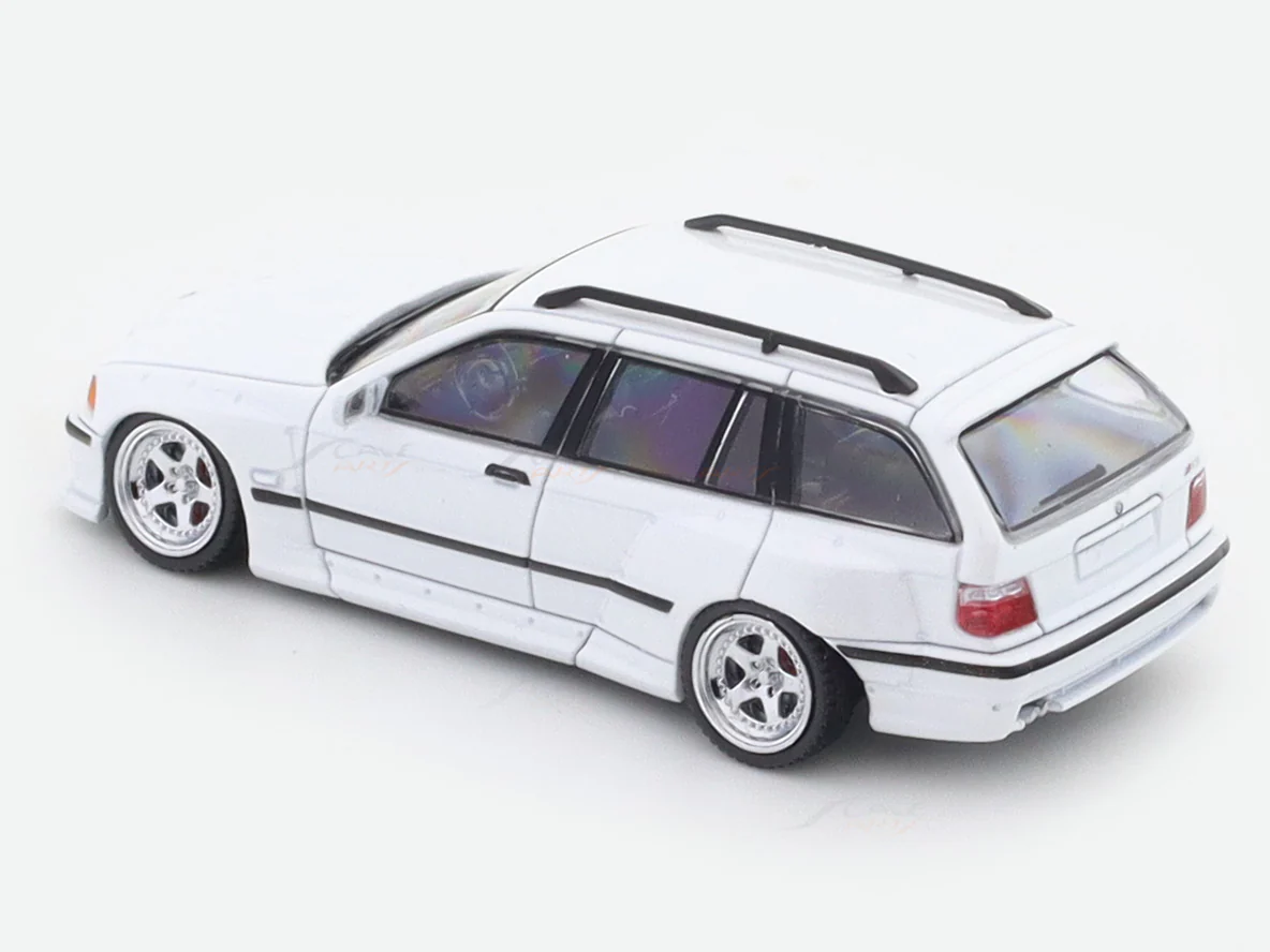 Broken Acrylic : BMW M3 E36 white 1:64 Mortal diecast scale model miniature car collectible - Image 9
