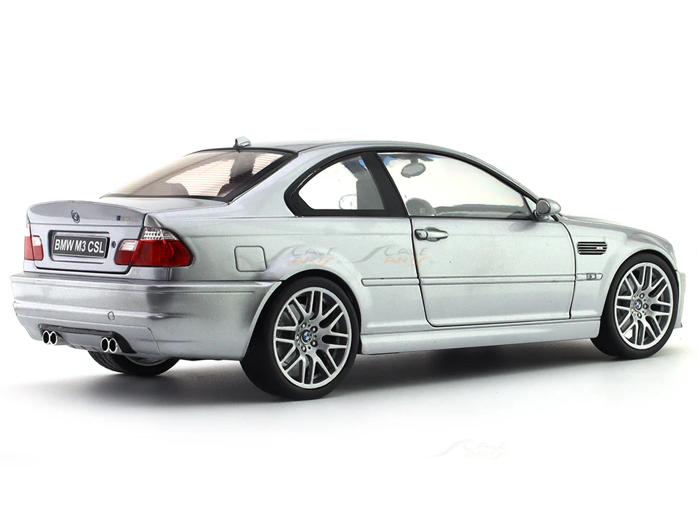 BMW M3 E46 CSL silver 1:18 Solido diecast scale model - Image 4