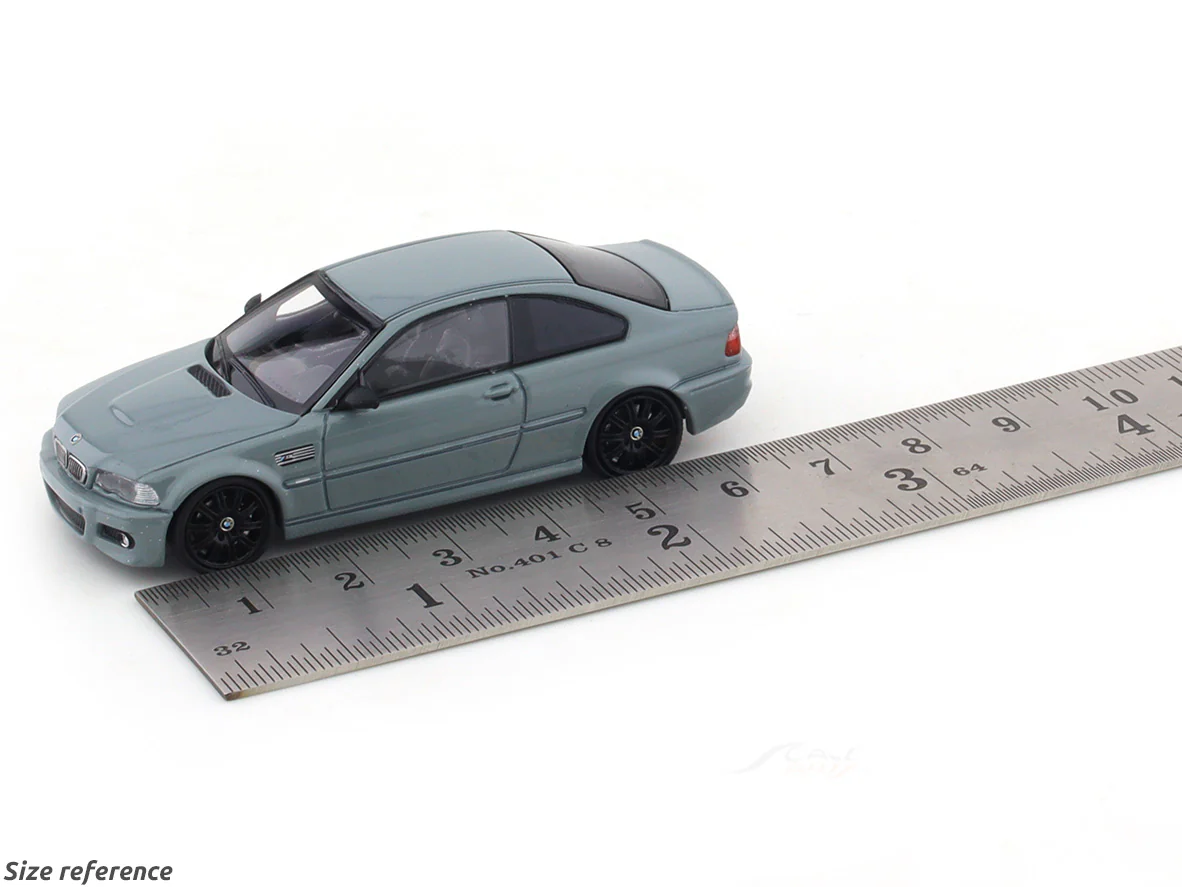 BMW M3 E46 grey 1:64 Stance Hunters diecast scale model collectible - Image 9