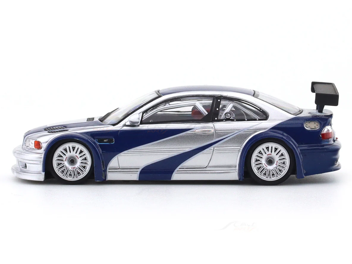 BMW M3 E46 GTR Most Wanted 1:64 DCM diecast scale model car miniature collectible - Image 2