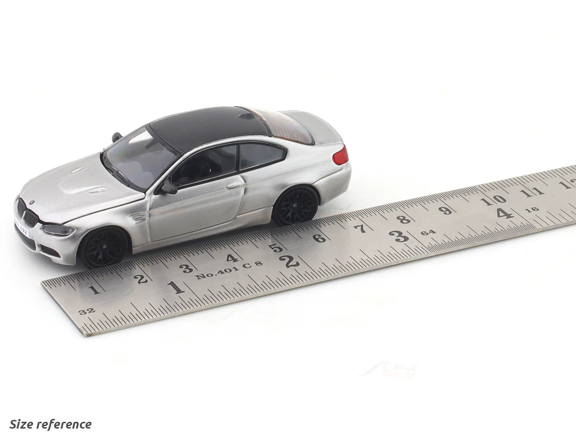 BMW M3 E92 silver 1:64 Model Attudide diecast scale model car - Image 14
