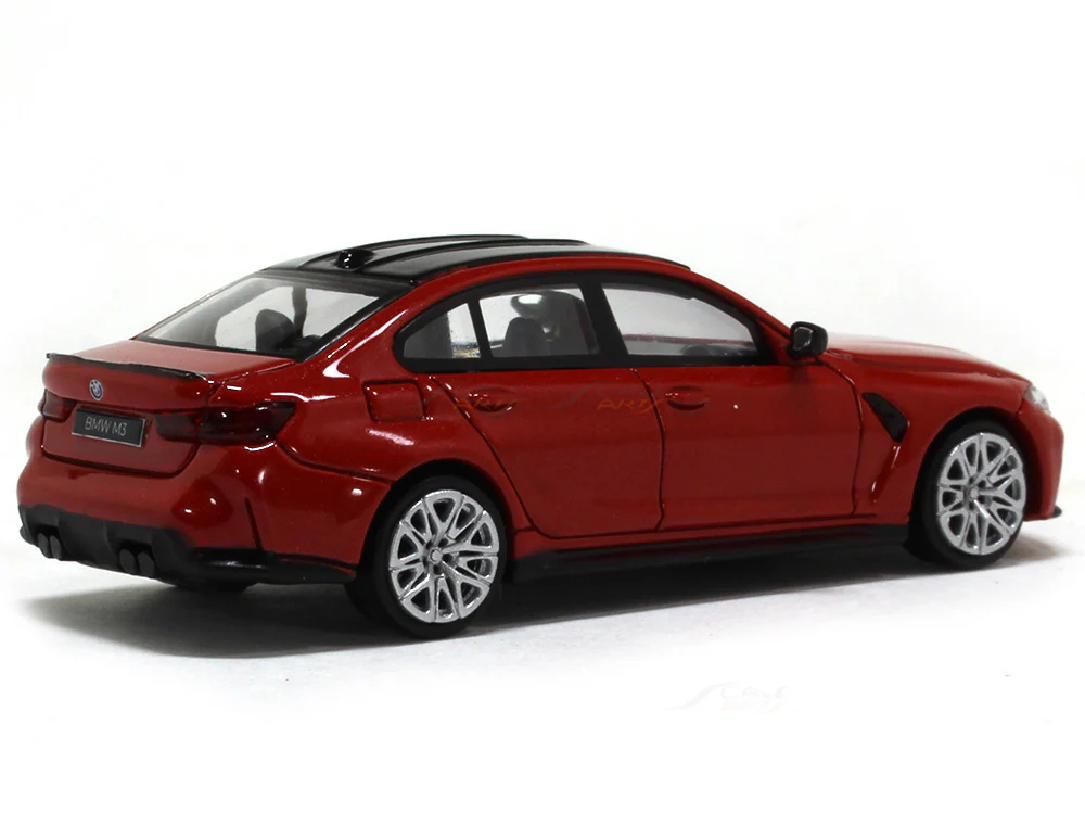BMW M3 G80 red 1:64 Para64 diecast scale miniature car - Image 4