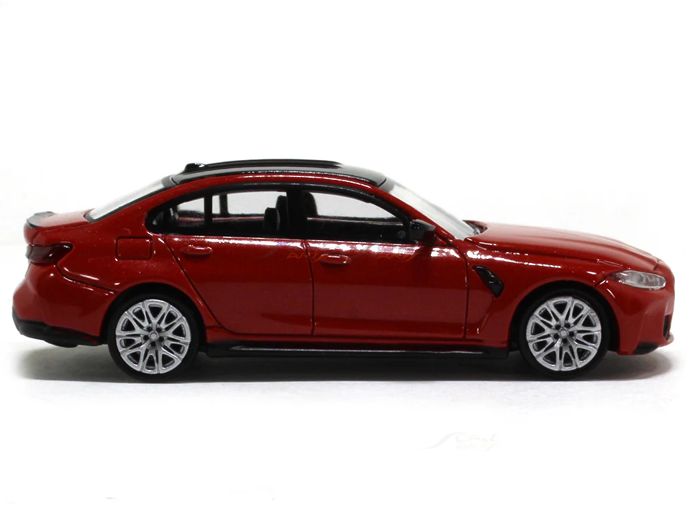 BMW M3 G80 red 1:64 Para64 diecast scale miniature car - Image 5