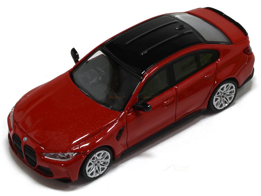 BMW M3 G80 red 1:64 Para64 diecast scale miniature car - Image 7