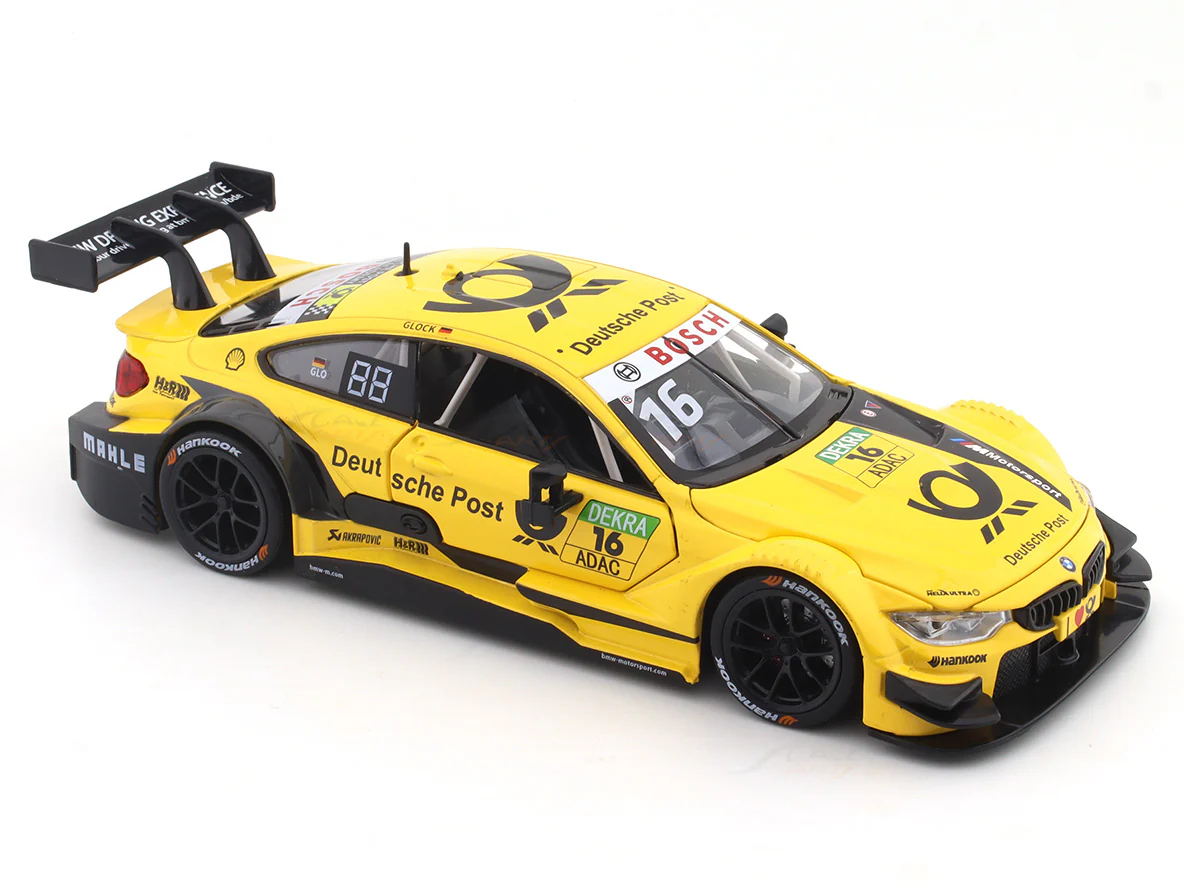BMW M4 DTM No.16 1:24 MSZ licensed diecast Scale Model car collectible - Image 14