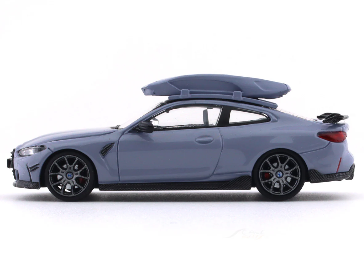 BMW M4 G82 grey 1:64 Time Micro diecast scale model car - Image 3
