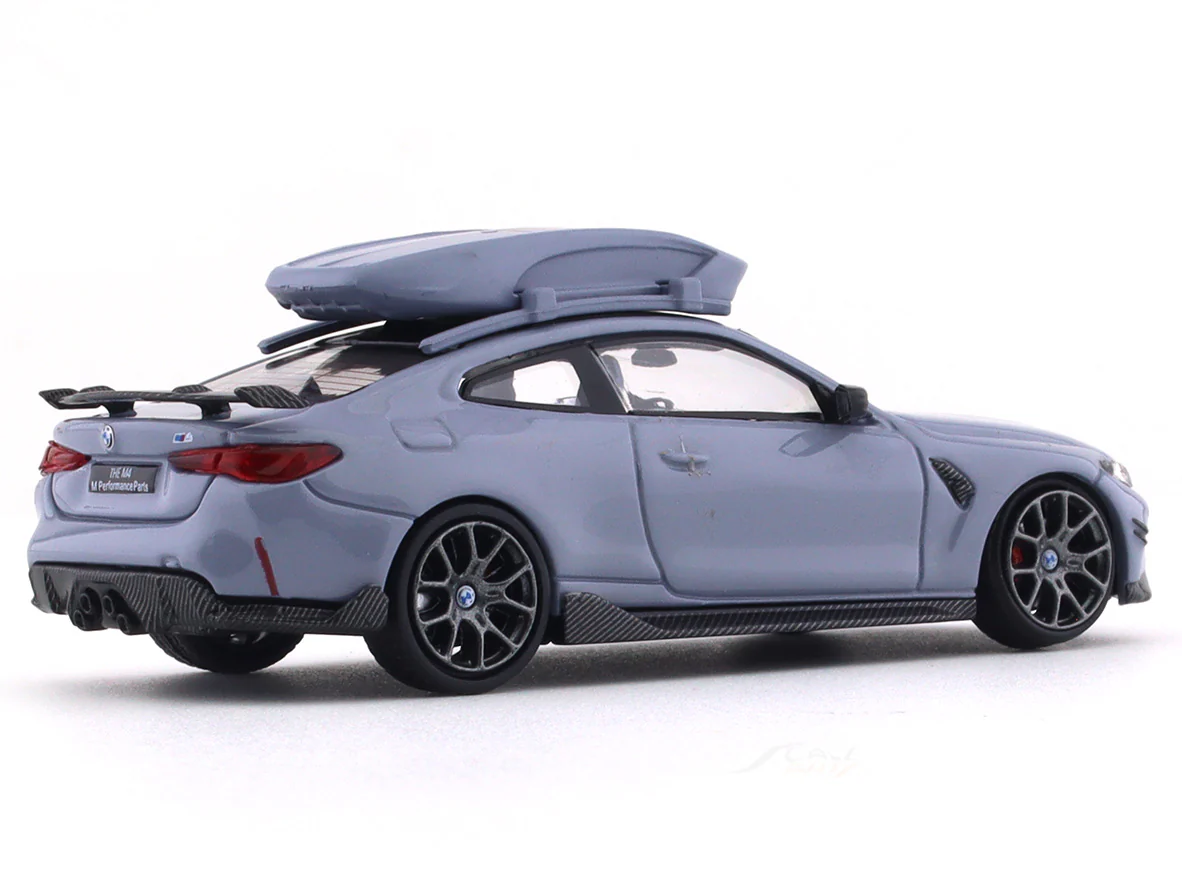 BMW M4 G82 grey 1:64 Time Micro diecast scale model car - Image 4