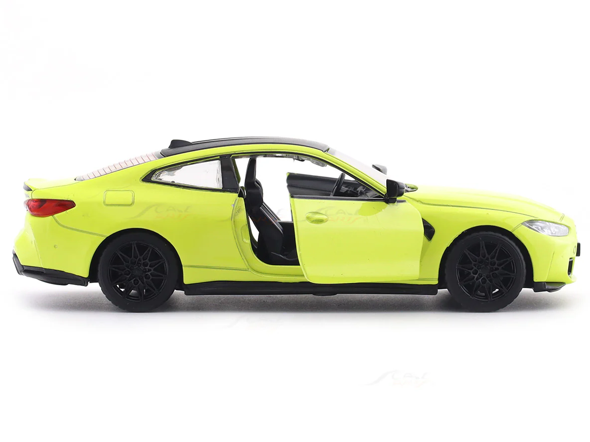 BMW M4 G82 Yellow 1:32 MSZ licensed diecast Scale Model car collectible - Image 8