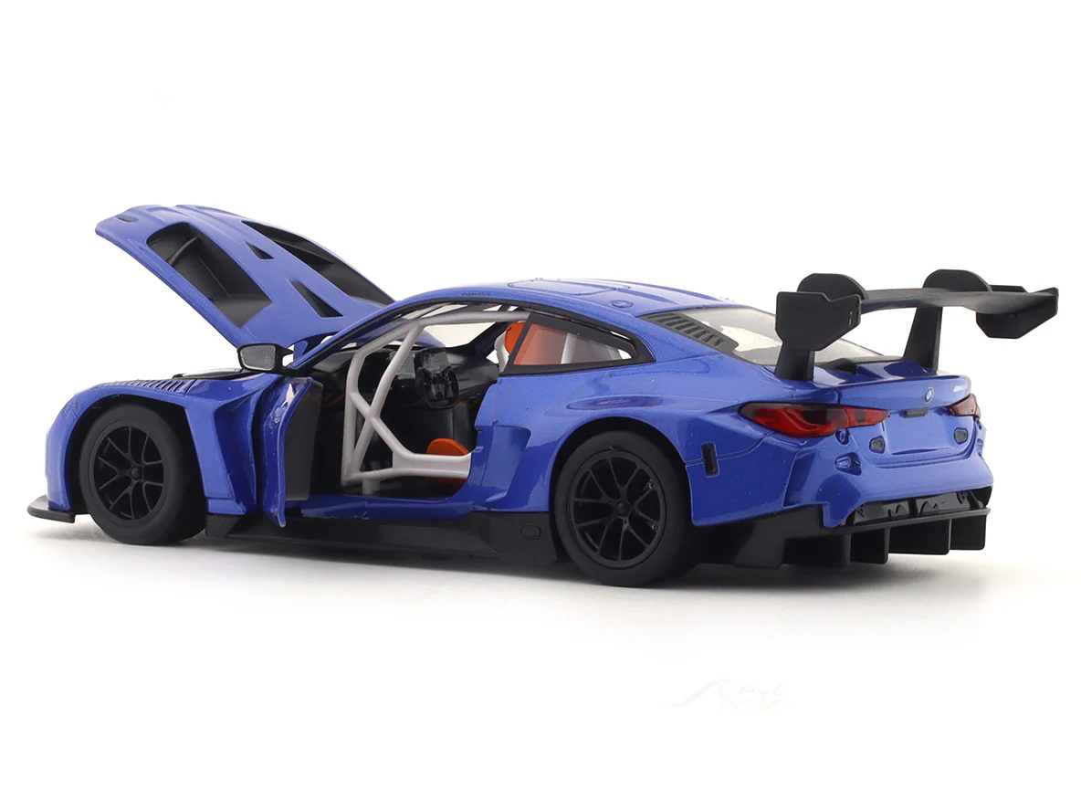 BMW M4 GT3 blue 1:24 MSZ licensed diecast Scale Model car collectible - Image 10