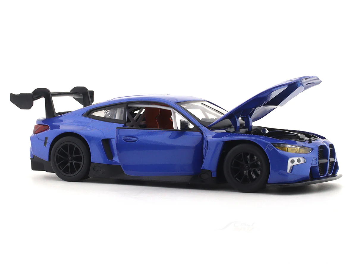 BMW M4 GT3 blue 1:24 MSZ licensed diecast Scale Model car collectible - Image 11