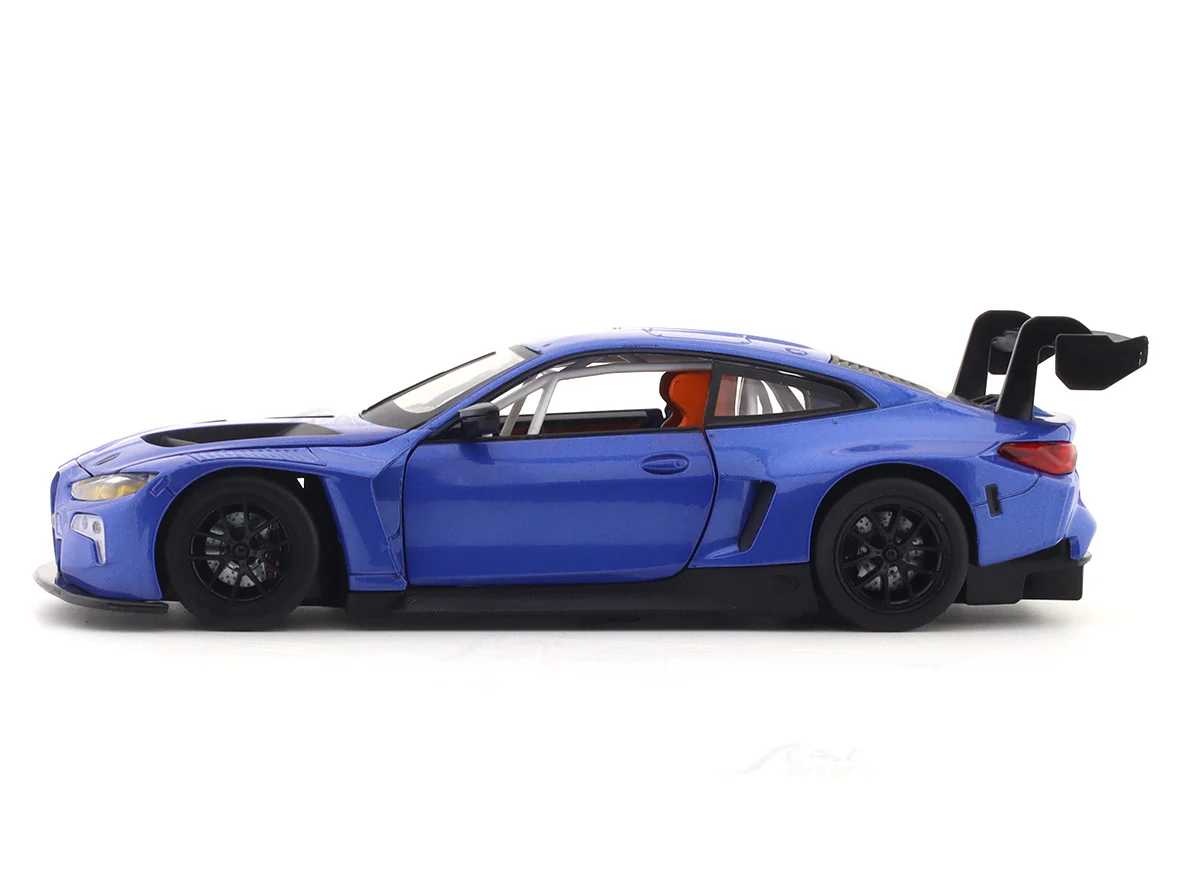 BMW M4 GT3 blue 1:24 MSZ licensed diecast Scale Model car collectible - Image 2