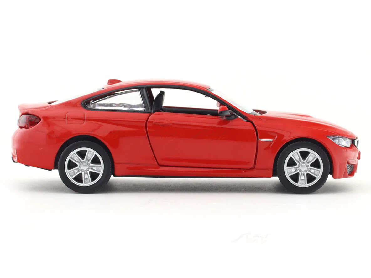 BMW M4 Red 1:33-42 RMZ City licensed pull back car scale model - Image 5