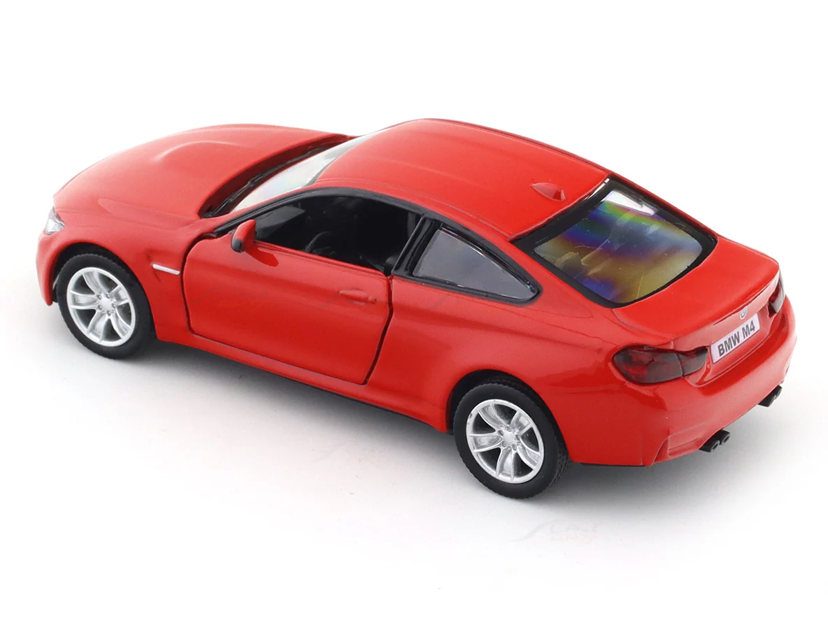 BMW M4 Red 1:33-42 RMZ City licensed pull back car scale model - Image 8