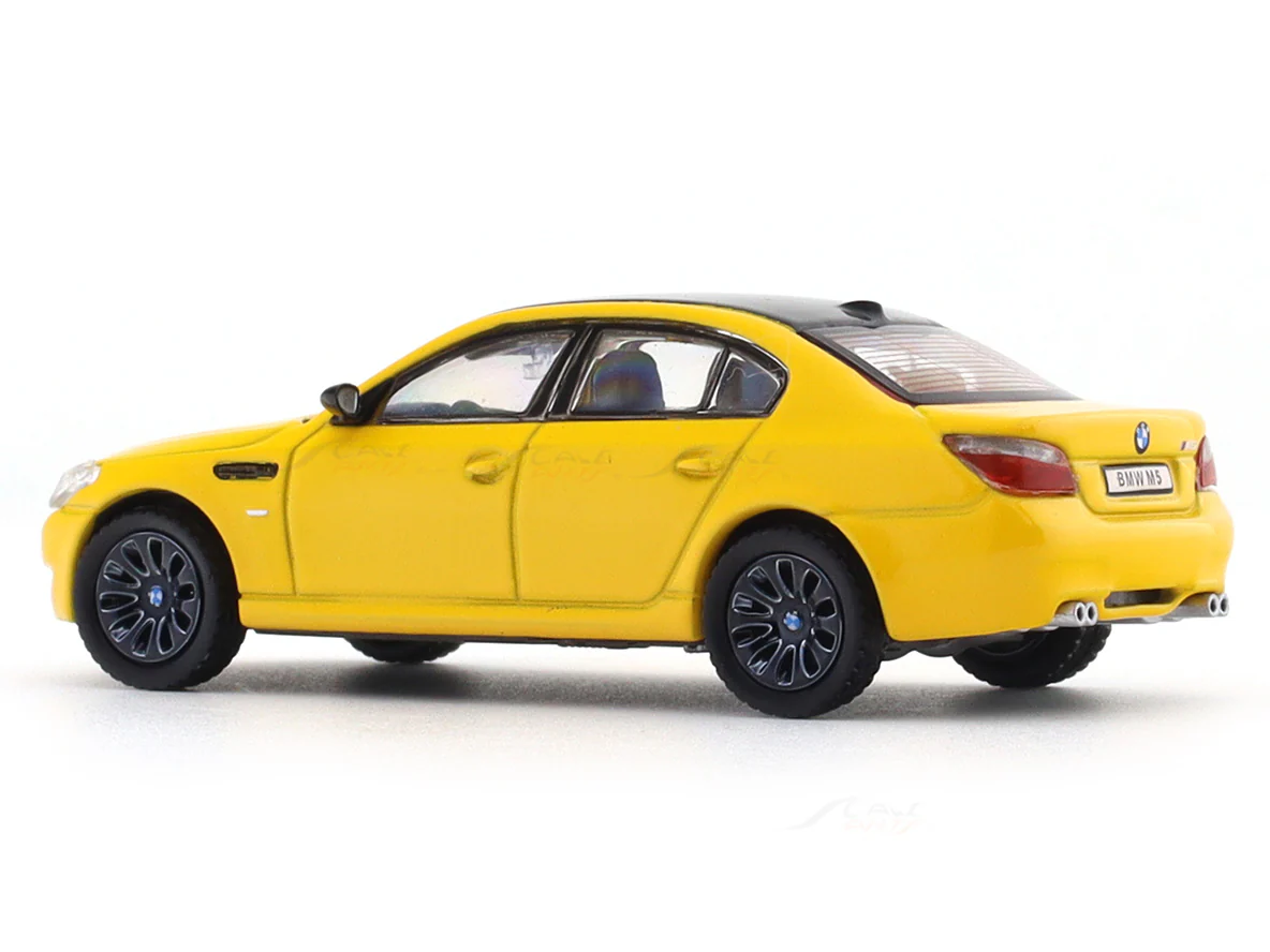 BMW M5 E60 Yellow 1:64 Shadow diecast scale model car miniature collectible - Image 3