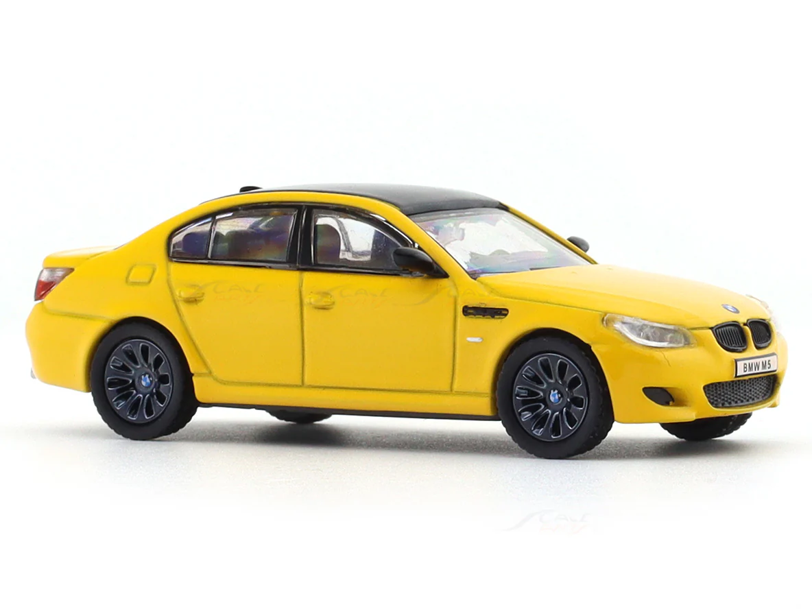 BMW M5 E60 Yellow 1:64 Shadow diecast scale model car miniature collectible - Image 6
