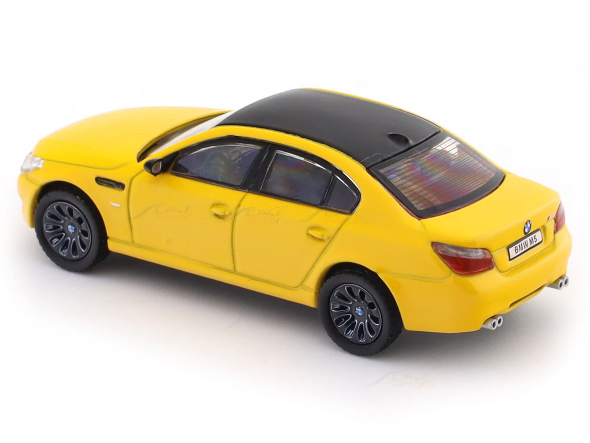 BMW M5 E60 Yellow 1:64 Shadow diecast scale model car miniature collectible - Image 8