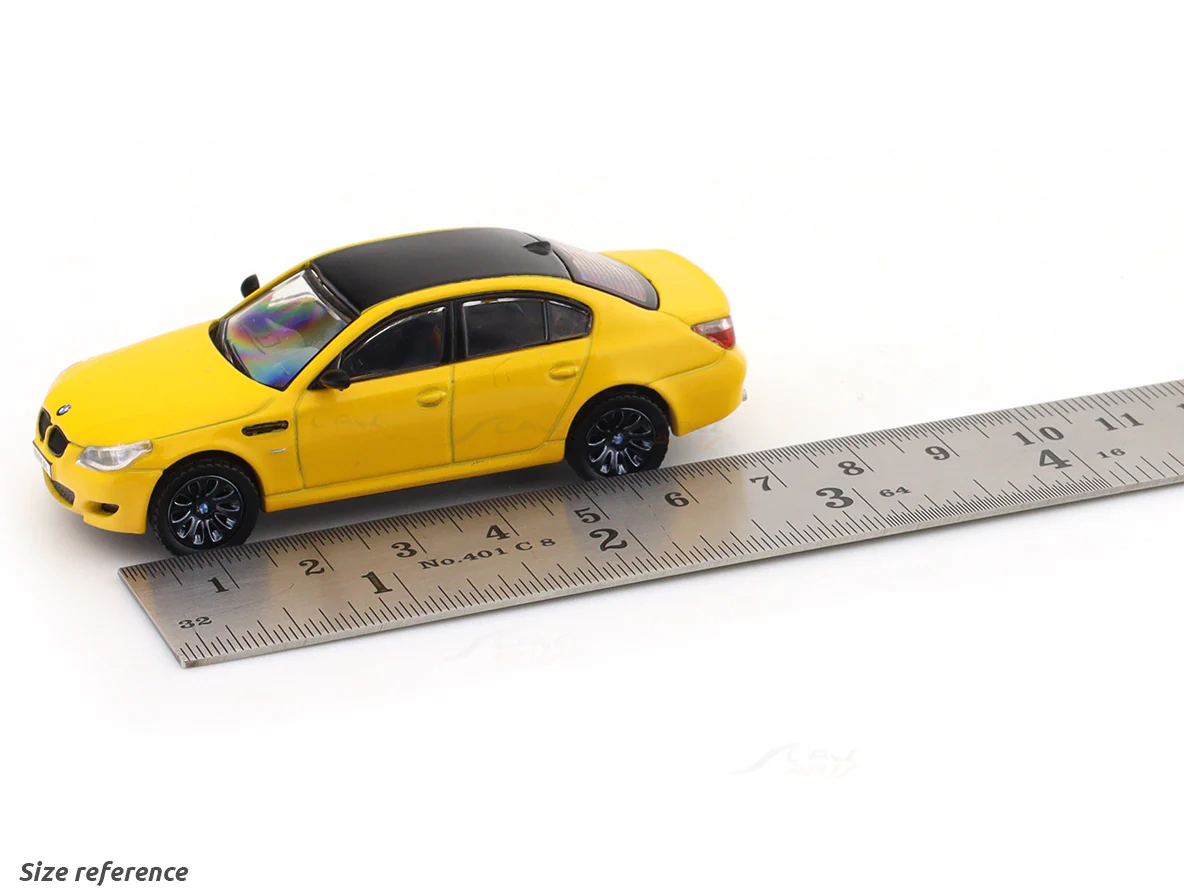 BMW M5 E60 Yellow 1:64 Shadow diecast scale model car miniature collectible - Image 9