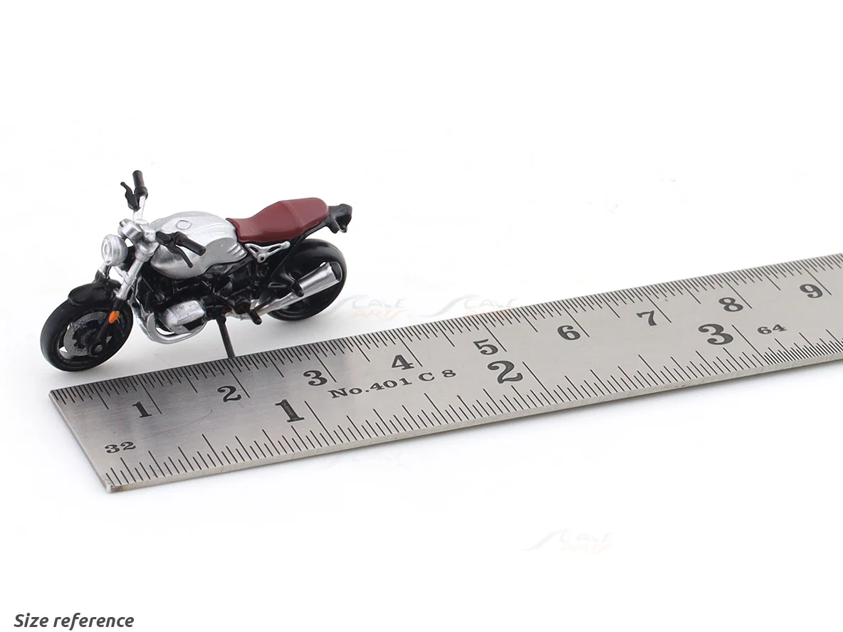 BMW R NineT Scrambler 1:64 CM Model diecast scale bike model collectible - Image 10