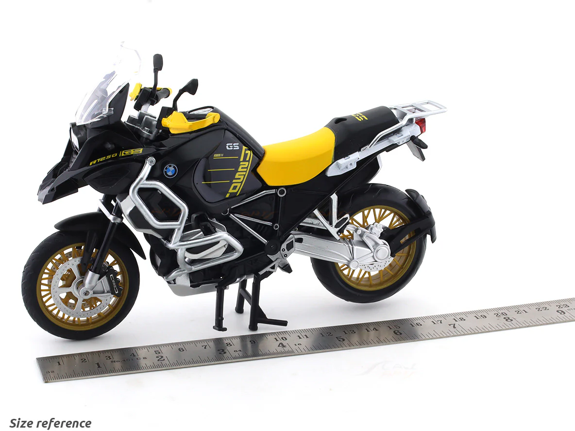 BMW R1250 GS black 1:12 MSZ licensed diecast scale model bike collectible - Image 10