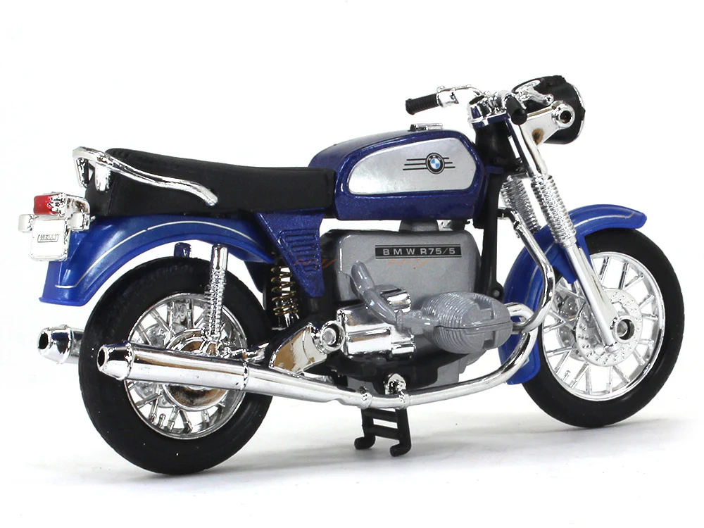 BMW R75/5 1:18 Welly diecast Scale Model Bike - Image 4