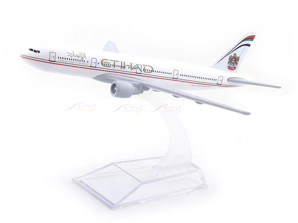 Boeing 777 Etihad 1:400 Diecast Airplane Scale Model | Collectible Aviation Replica - Image 2