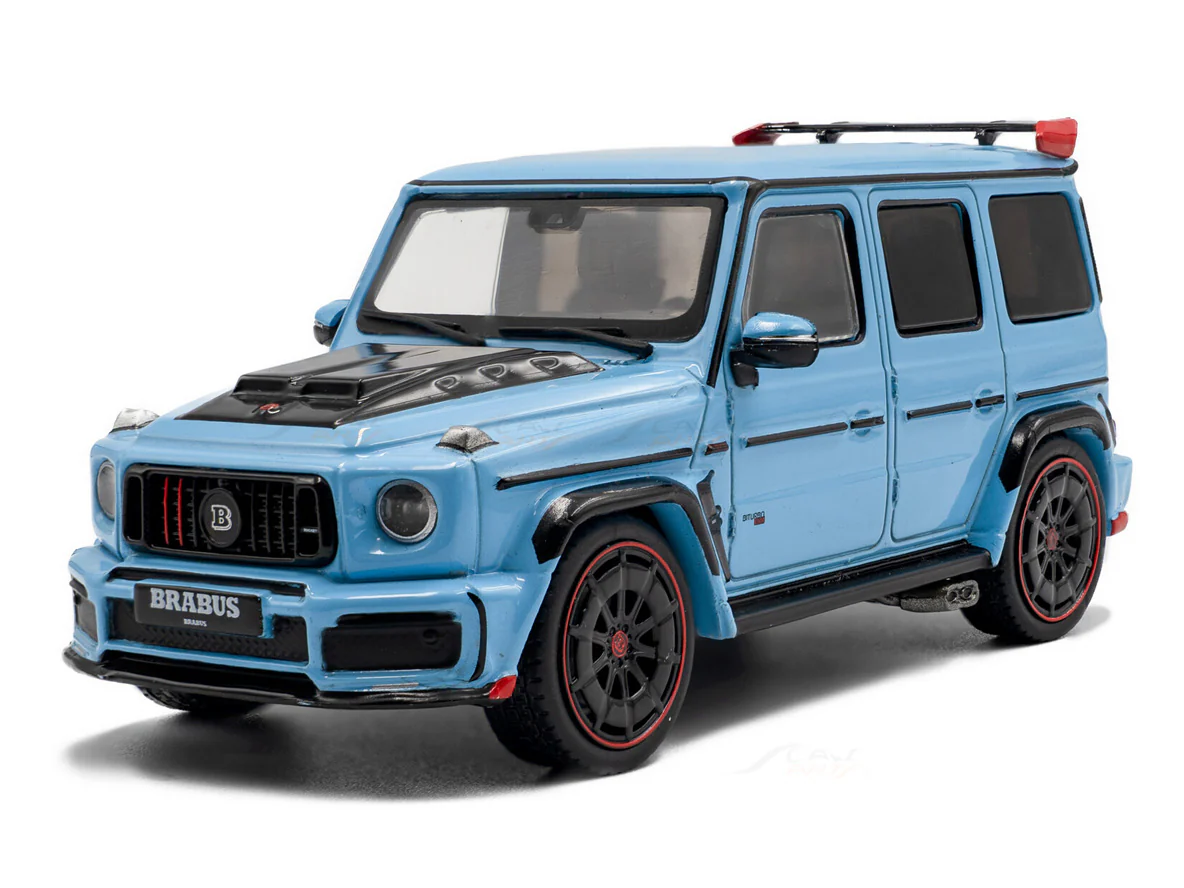 Brabus Rocket 900 / Mercedes-Benz G63 blue 1:43 Solido licensed diecast Scale Model collectible