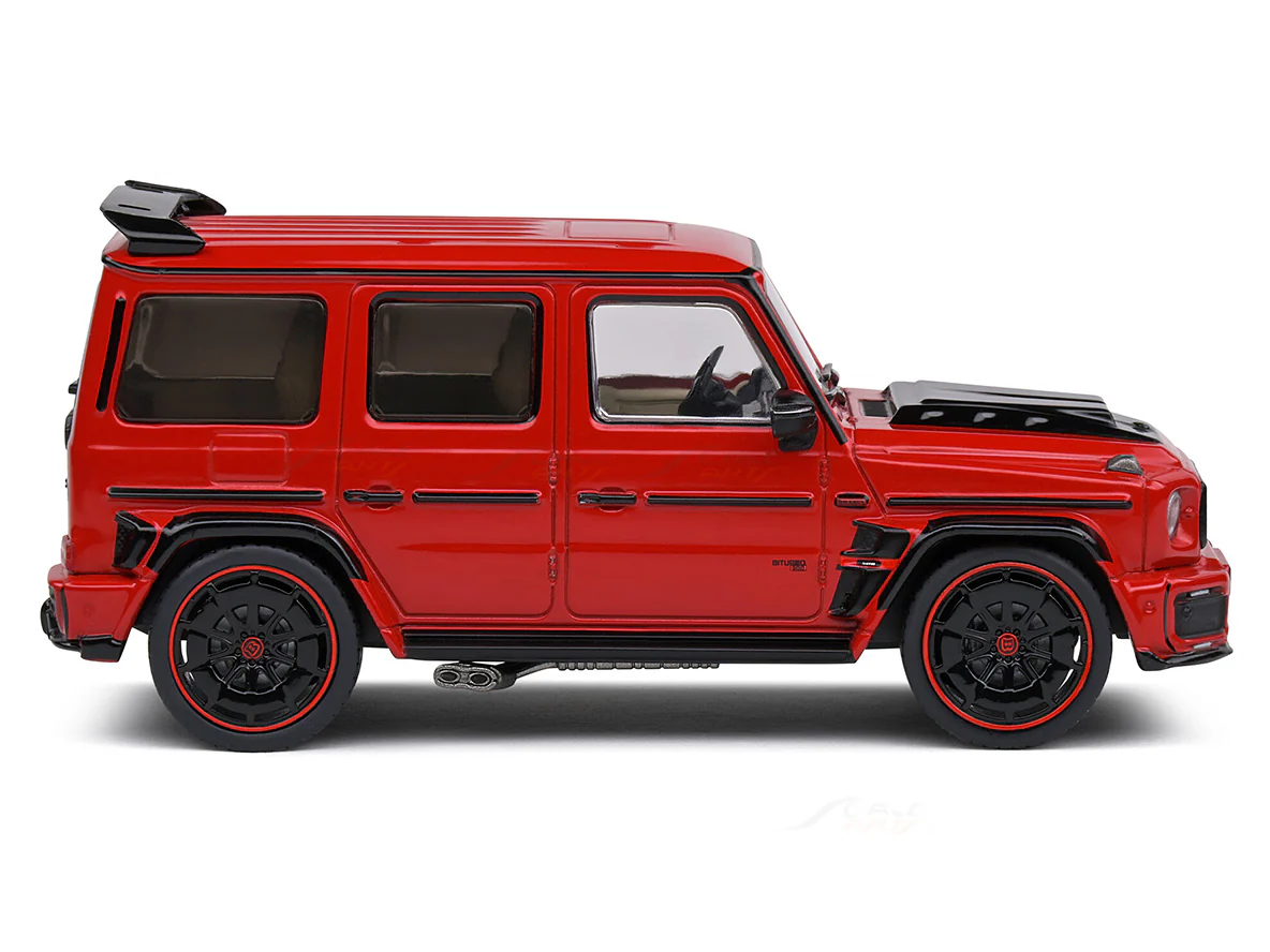 Brabus Widestar / Mercedes-Benz G63 Red 1:43 Solido licensed diecast Scale Model collectible - Image 5