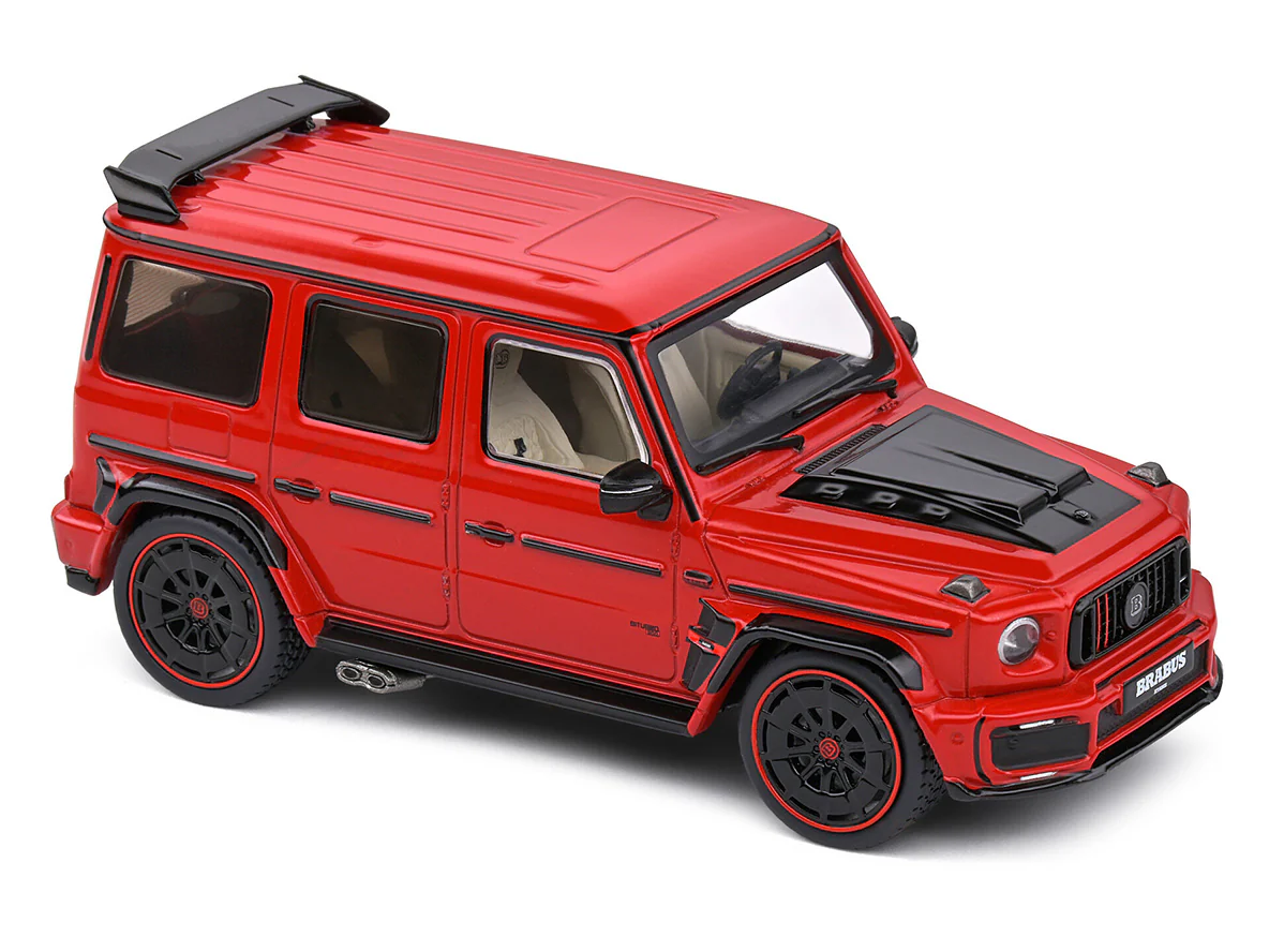 Brabus Widestar / Mercedes-Benz G63 Red 1:43 Solido licensed diecast Scale Model collectible - Image 7